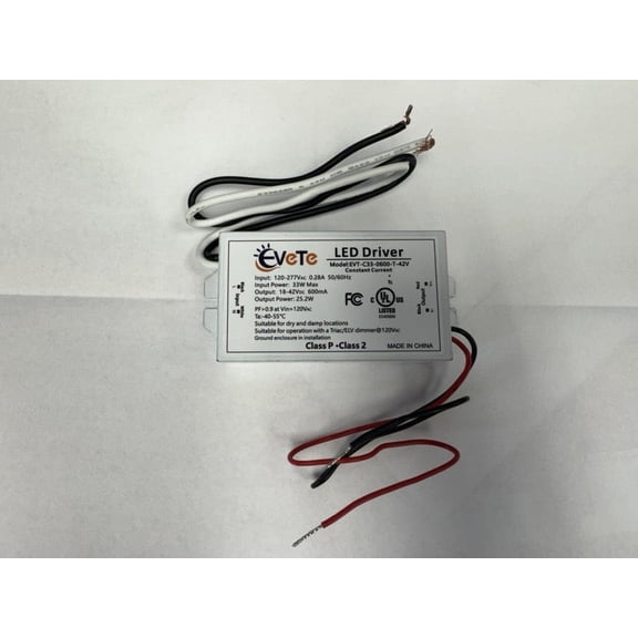 Sunlite 98225 600mA Dimmable LED Driver Power Transformer