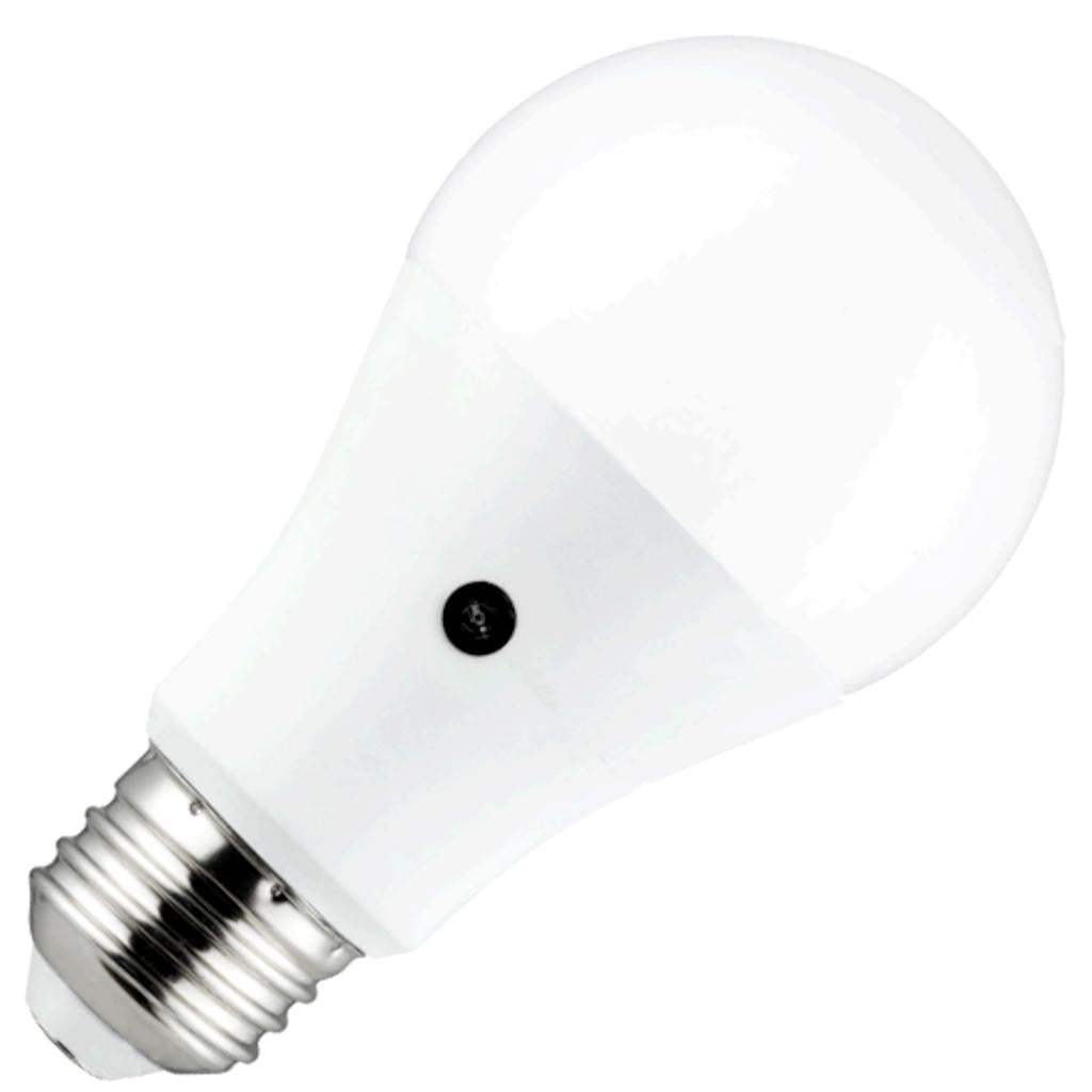 Sunlite 9W A19 LED Dusk To Dawn 800LM 3000K - Warm White Bulb - 60w Equiv