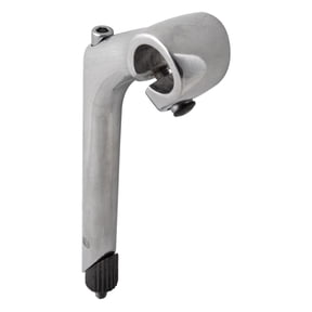 Sunlite 1-Bolt Stem Mountain Quill 60mm Clamp 25.4mm 25 Deg Silver Aluminum MTB