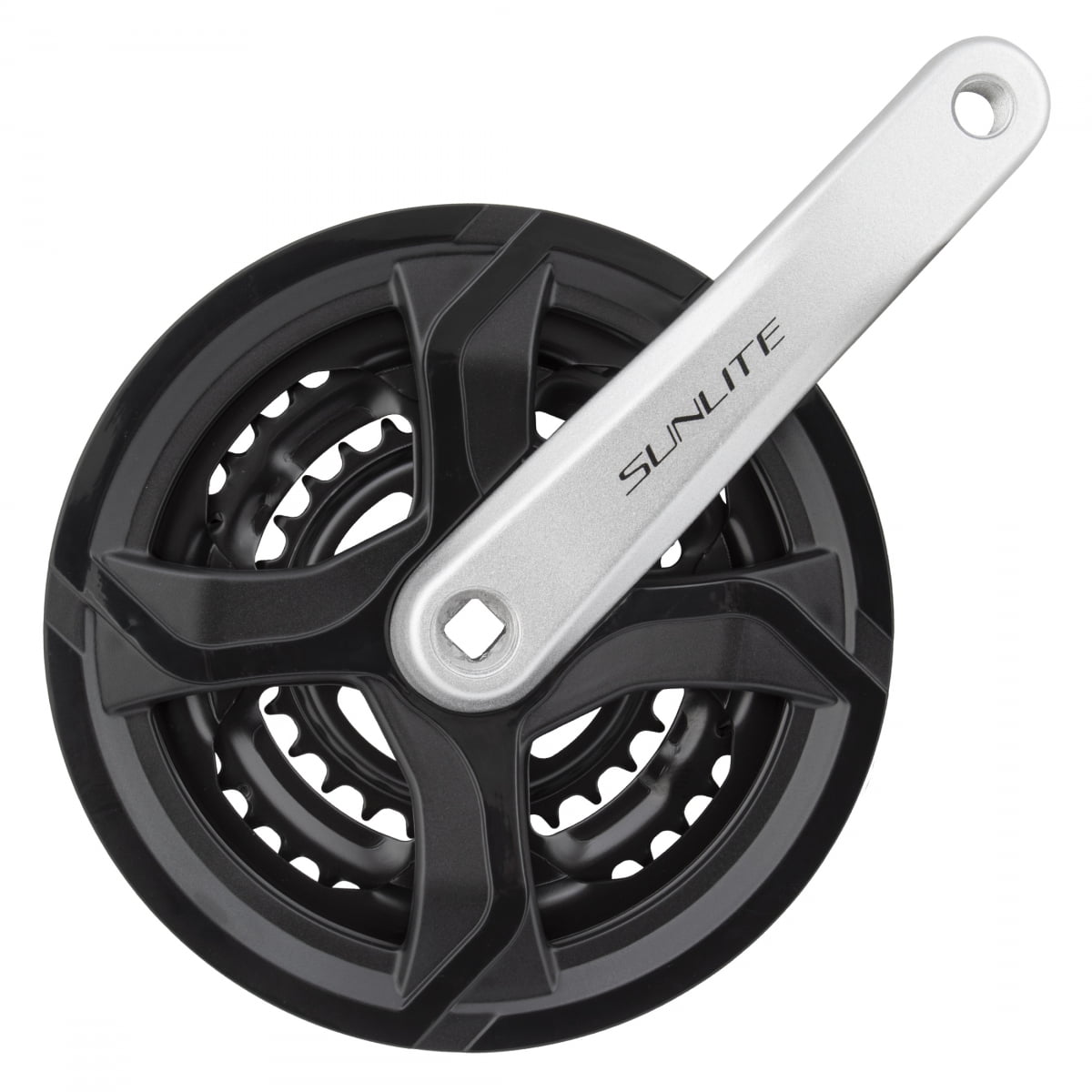 Bike Crank Arm Set For Kids - 110mm To 165mm Hollow Alloy Crankset For Mountain & Folding Bikes, 7-12 Speed