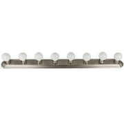 Sunlite Art Deco Vanity Light Fixture, Chrome