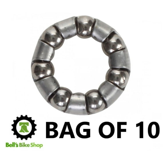 Sunlite Bicycle #13 Hub Retainer Bearing 7x1/4" for 3/8" Hub Axle - Bag of 10