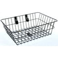 thumbnail image 1 of Sunlite Bicycle Front Steel Basket Black 15x10x5" Handlebar & Fork Mounted, 1 of 3