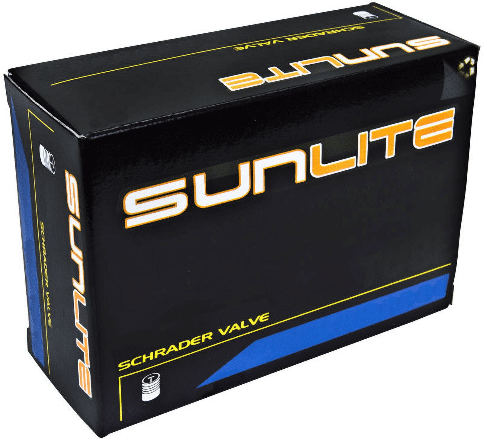 Sunlite Bicycle Inner Tube 700x28-35c Schrader Valve 48mm Hybrid Road Trail Bike