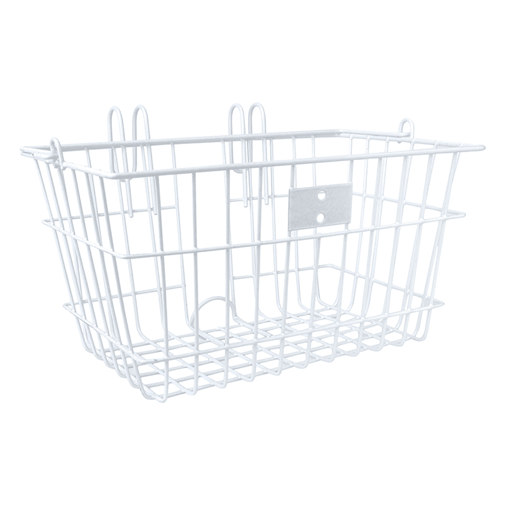 Sunlite Lift Off Front Basket White Steel 14.5x8.5x7