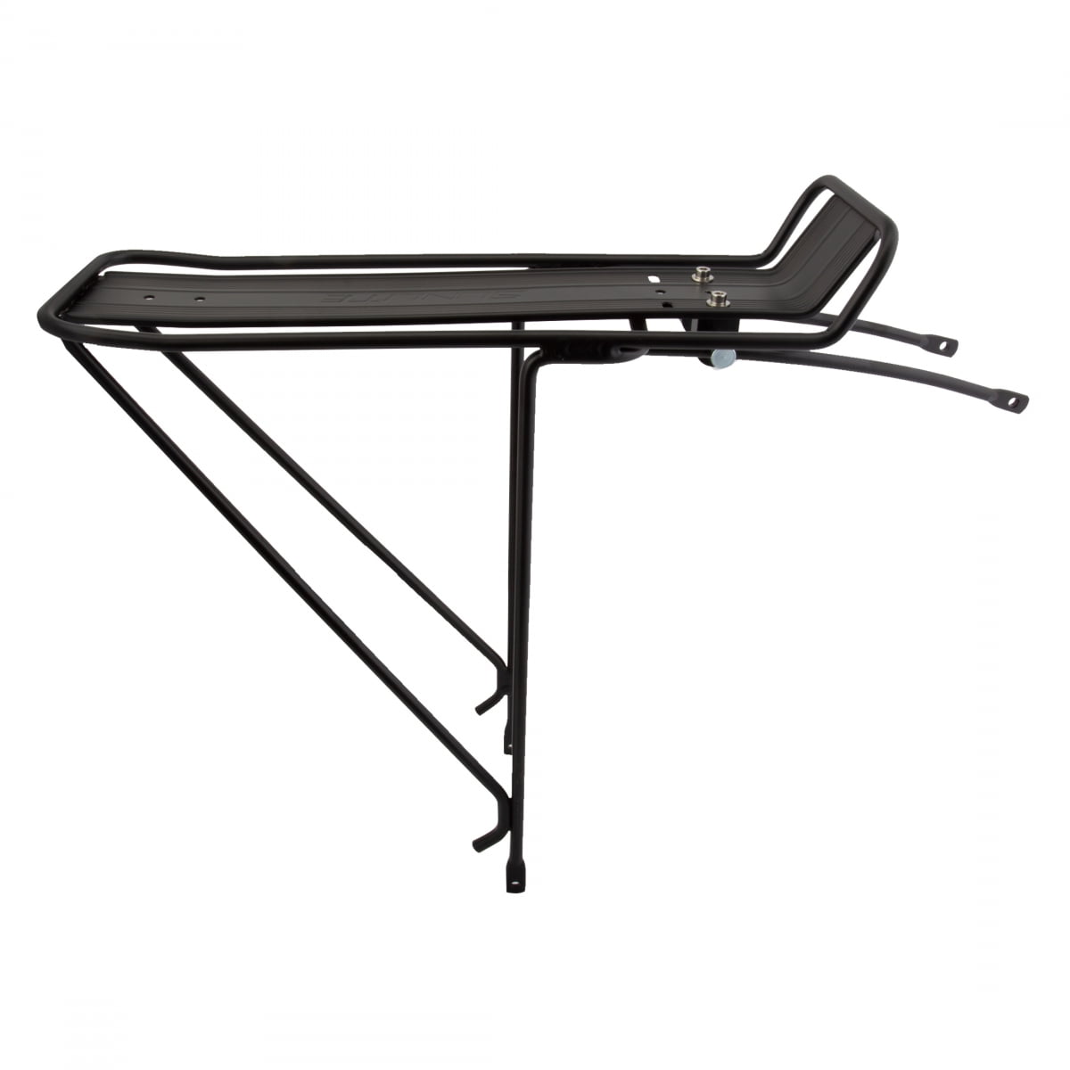 Sunlite Bicycle Welded Rear Rack with Struts Black 27"/700c Road