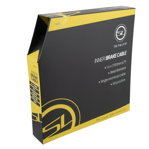 Sunlite Brake Cables Road 1700mm 1.6mm Silver