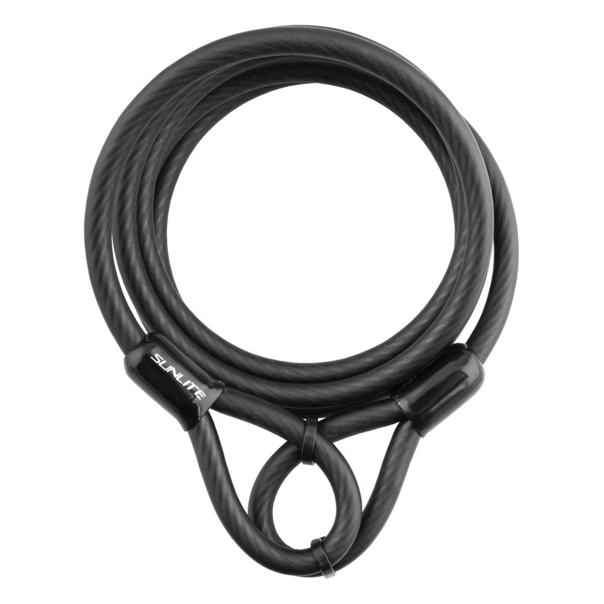 SUNLITE Coiled Cable 8mm Black Cable Only Bike Lock - Walmart.com