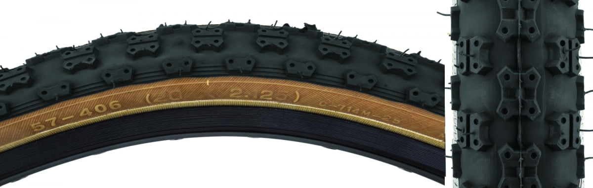 Pneu BMX Sunlite Comp III 20 X 2.125 - Bleu/Tan Fil - Classique - Neuf