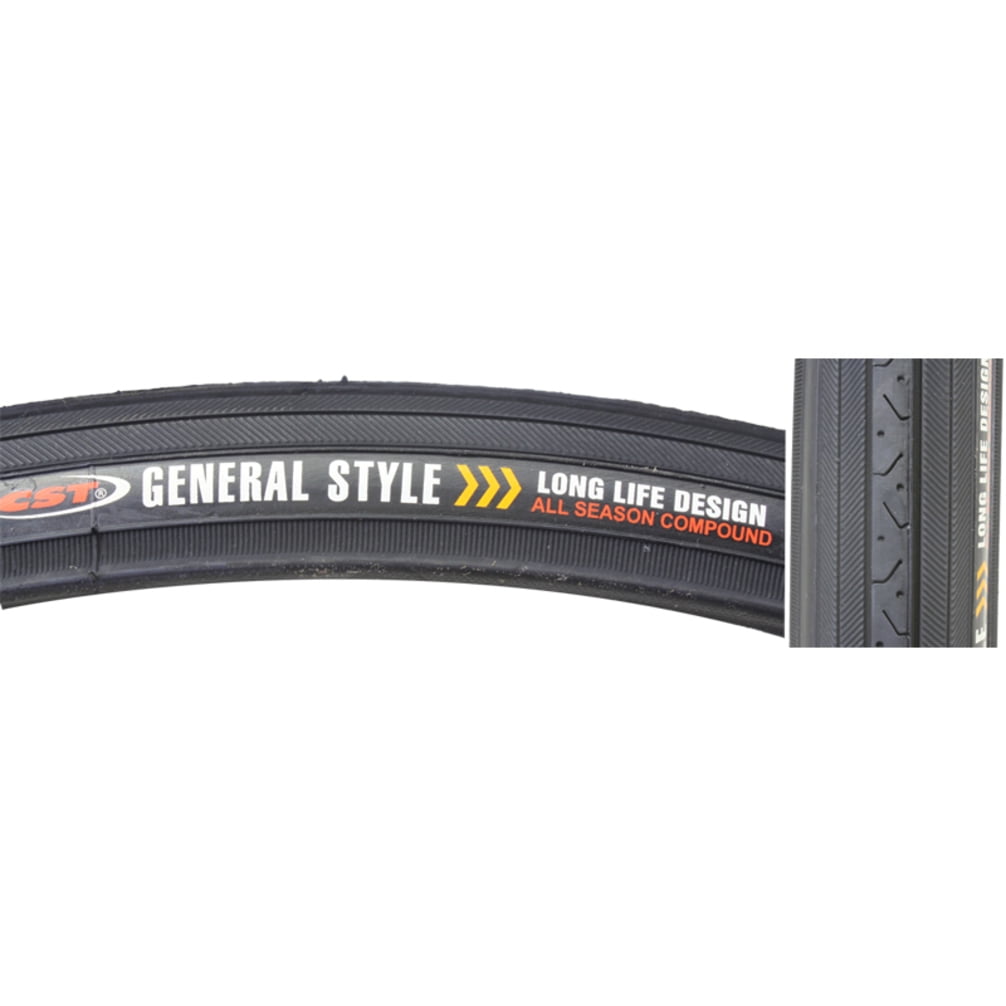 Sunlite Cst638 Road Bike Bicycle Tire 27X1-1/4 Black - Walmart.com