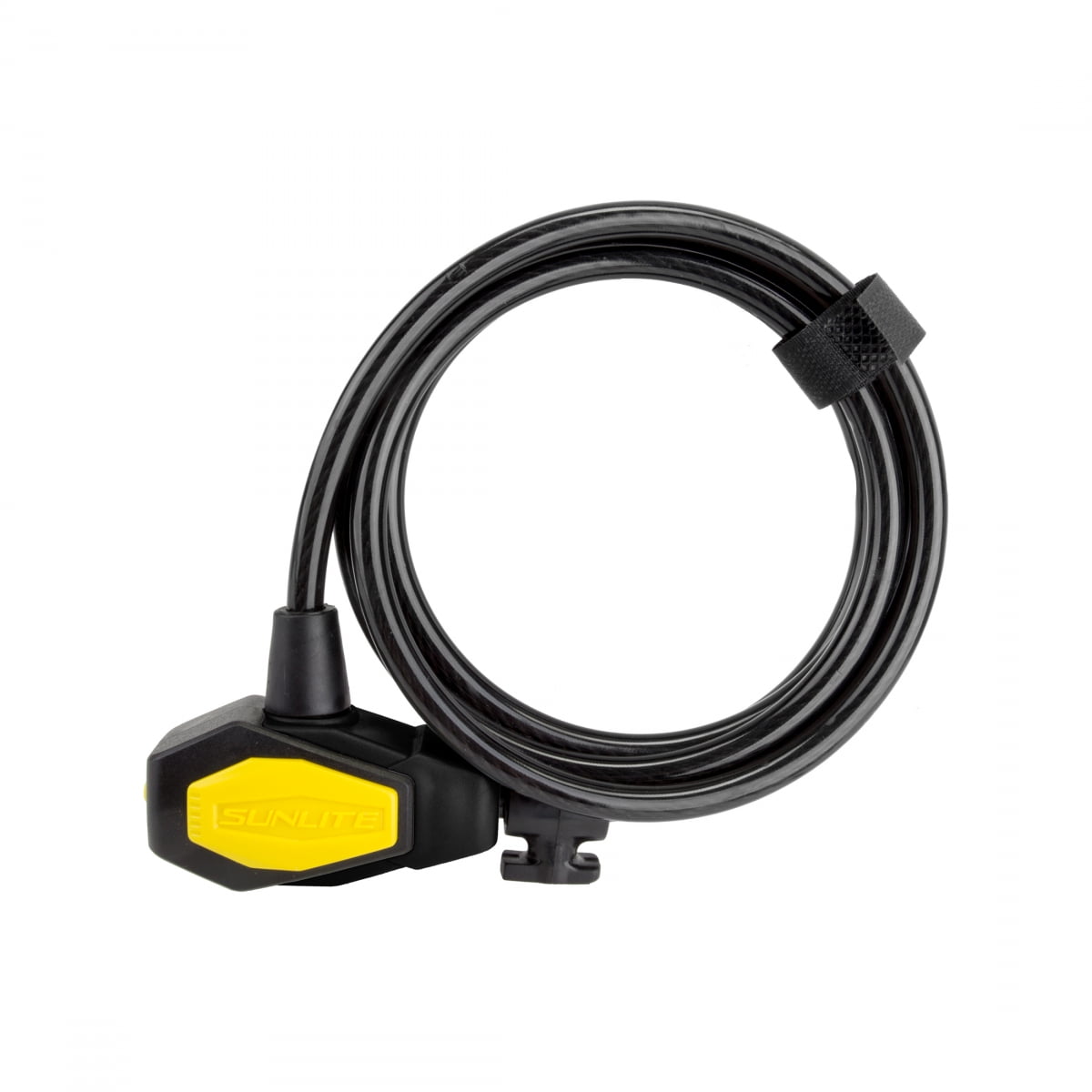 SUNLITE CABLE 12mmx6f KEY W/BKT COIL BLACK