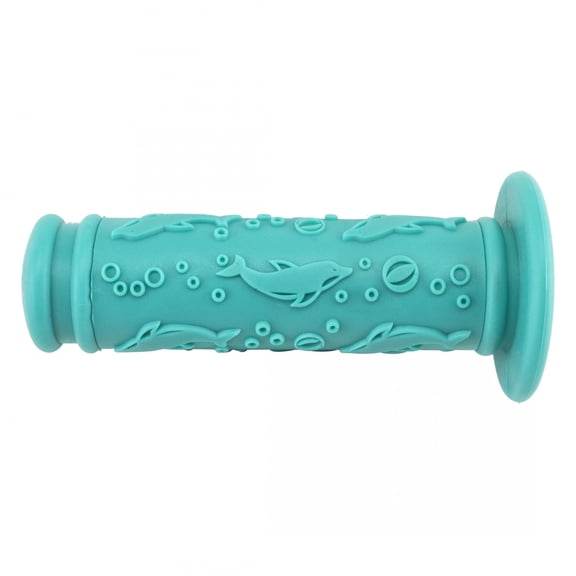 Sunlite Dolphin Grips w/ Flange Aqua 97mm