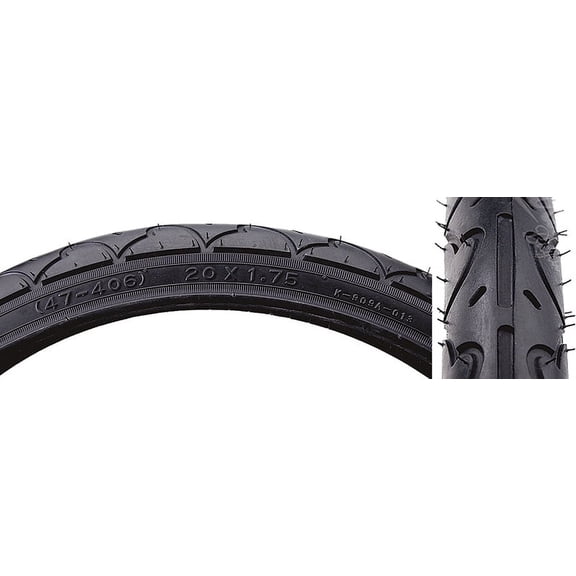 Sunlite Freestyle PC 16 x 1.75 Clincher Wire 40 Black/Black Reflective BMX Bike
