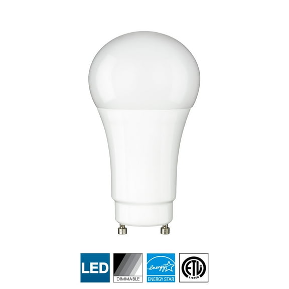 Sunlite GU24 Base LED Bulb, Dimmable, 10 Watt (60 W Equivalent), CFL Replacement, 2700K Warm White, 800 Lumens, 25000 Hour Life Span