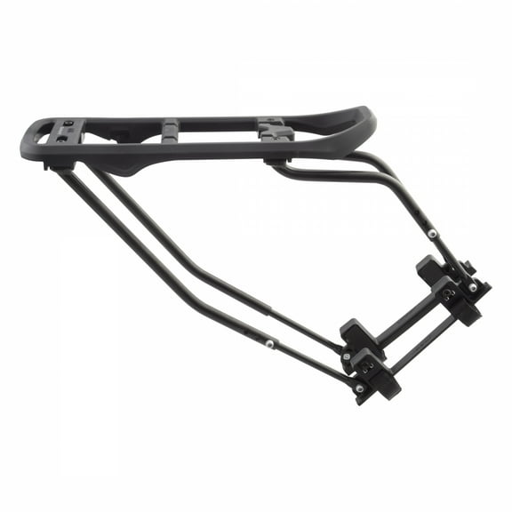 Sunlite Gold Tec Adjustable Rack w/MIK Rear Eyelets Black