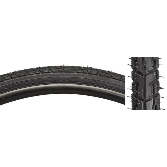 Sunlite Hybrid Nimbus 700 x 35 Clincher Wire 75 Black/Black Reflective Road Tire
