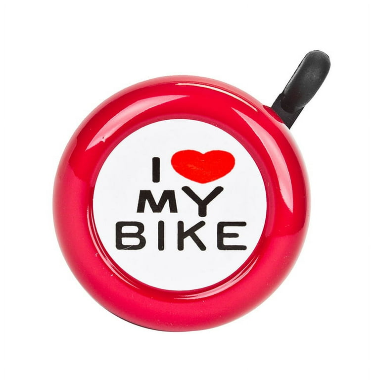 Sunlite I Love My Bike Bell Bell Sunlt I Love My Bike Red