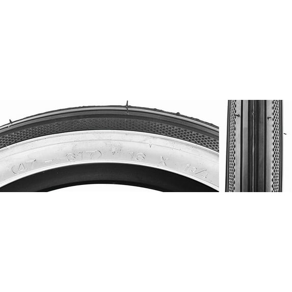 Sunlite K38 Street S-7 Tire 16x1-3/4 Black/White 349 ISO