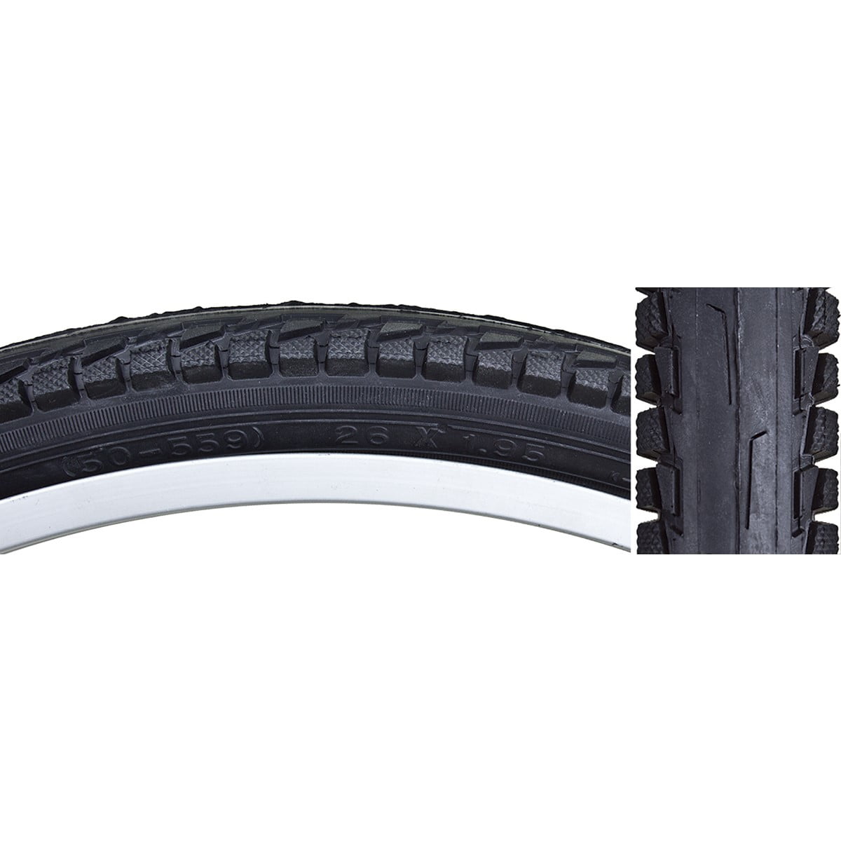 Pneu Kenda K841C City Komfort 26x1.95 Noir Acier Hybrid MTB Montagne 26