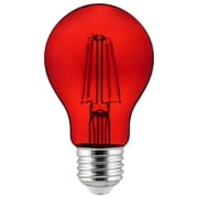 2Pk - SUNLITE Red A19 LED 4.5W E26 Medium Base Filament Bulb
