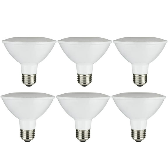 Sunlite LED PAR30 Reflector HE Series 10.5W (60W Equivalent) Bulb Medium (E26) Base, Cool White 6 Pack