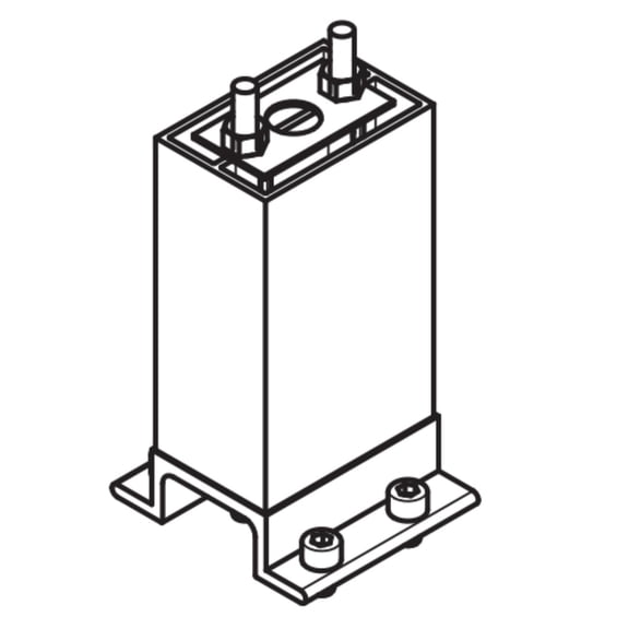 Sunlite Large Fixed Wall Mount for Sunlite High Output Floodlight & Street Light Fixtures Die-Cast Aluminum Bracket, (Large) Bronze Finish