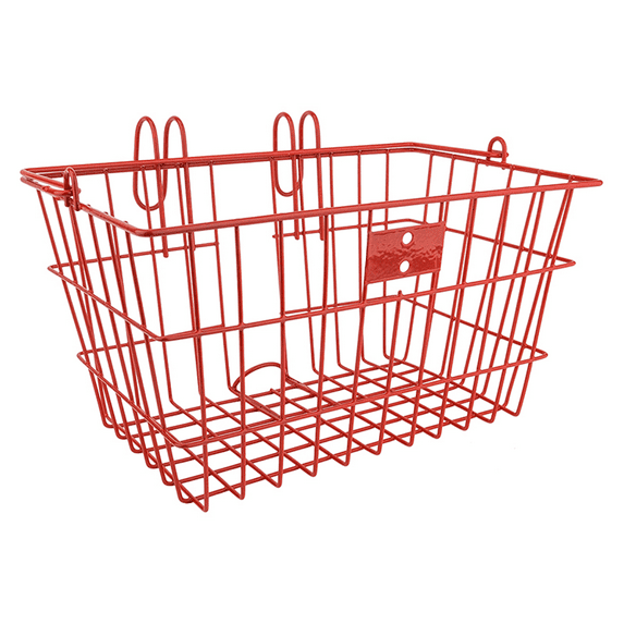 Sunlite Lift-Off Front Basket Red Steel 14.5x8.5x7`