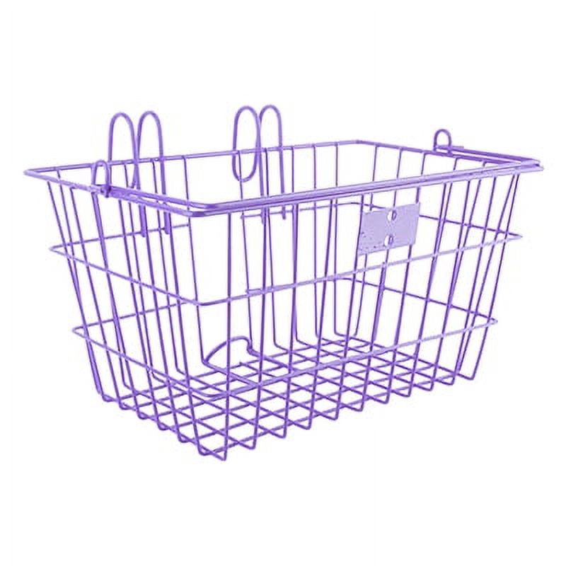 Sunlite Lift-Off Front Wire Bike Basket Purple