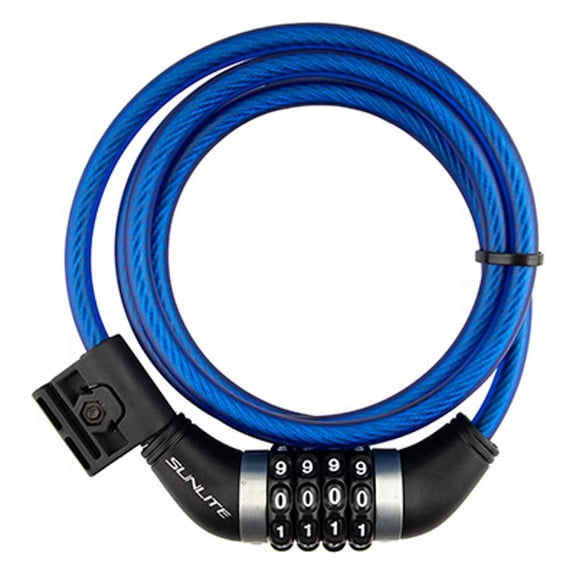 Sunlite Lock Cable 8mm x 6F Com with Black T Coil (Blue)