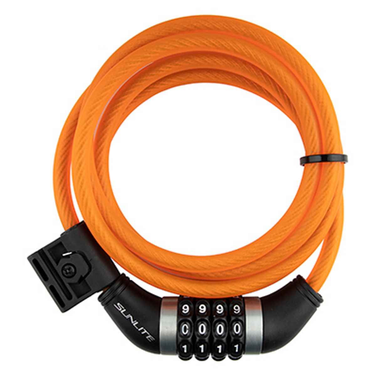 Sunlite Lock Cable 8mm x 6F Com with Black T Coil (Orange)