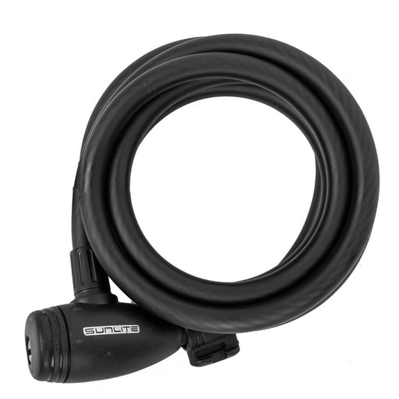 Sunlite Lock Cbl 12Mmx6F Key W/Bkt Coil Bk