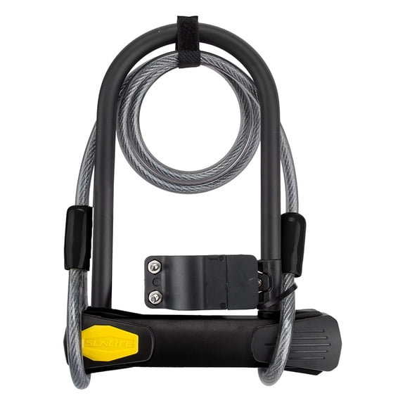 Sunlite Lock Sunlt Pwr Shield U Std 4X7.85/10Mmx4F Cbl Bk W/Brkt