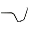 thumbnail image 1 of Sunlite Medium Hi-Rise Handlebar 27.5" Wide x 9" Rise x 1" Clamp Black, 1 of 2