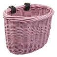 thumbnail image 1 of BASKET SunLite Front WILLOW MINI Pink STRAP-ON9.75x6x7.5, 1 of 2