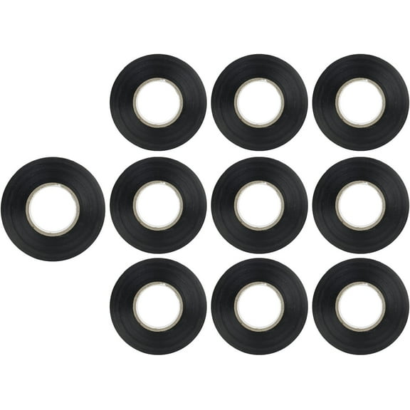 Sunlite PVC Electrical Tape, 10 Pack, Black, UL Listed