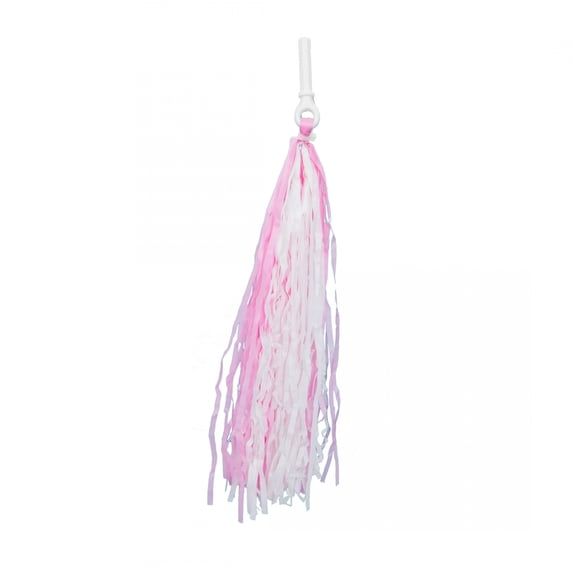 Sunlite Pom Pom Bicycle Handlebar Streamers Pink Pair