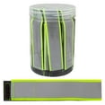 thumbnail image 1 of Sunlite Reflective Leg Bands Yellow/Silver Adjustable Unisex, 1 of 2