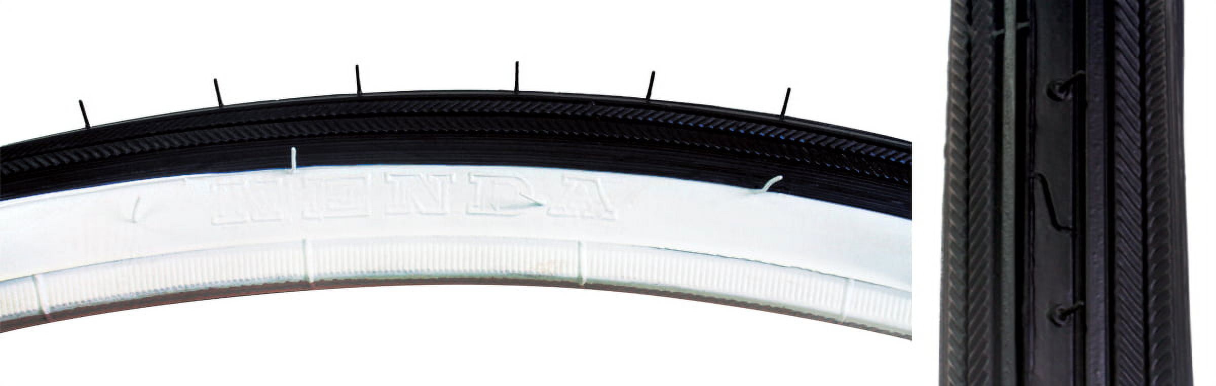 Sunlite Road Raised Center K34 Wire Bead Tire Black White 27 x 1 1/4 ...