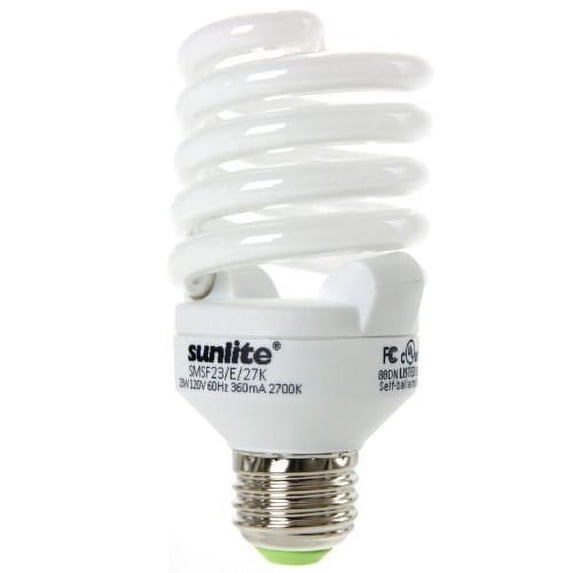 Sunlite 13 Watt Super Mini Spiral, Medium Base, Super White Prvw Vr~85821531
