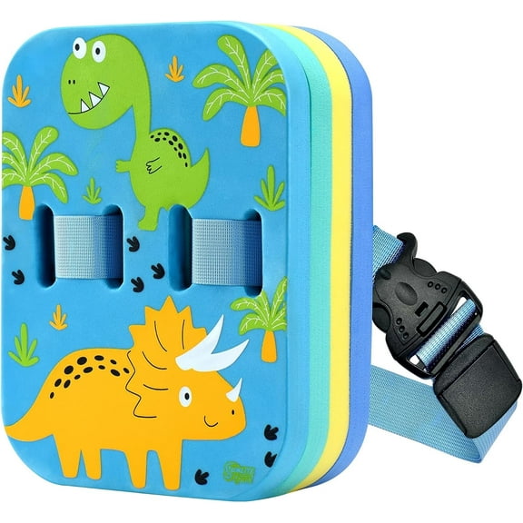 Sunlite Sports Back Float Swim Trainer with Adjustable Belt, Floatie with Multiple Layers