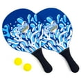thumbnail image 1 of Sunlite Sports Beach Paddle Game Set, 2 Paddles and 2 Balls, Perfect for Backyard Fun or Outdoor or Beach or Lawn - Blue, 1 of 7