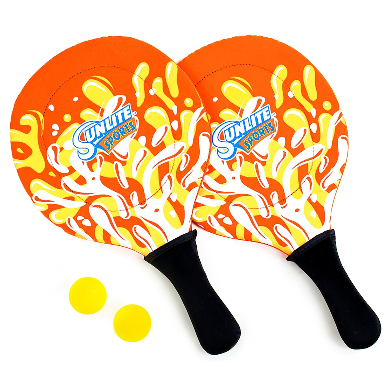 Sunlite Sports Beach Paddle Game Set, 2 Paddles and 2 Balls, Perfect