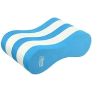 Sunlite Sports EVA 5-Layer Pull Buoy Leg Float, Pool Training Aid for Adults and Kids, Beginner Swim Support (Blue/White)