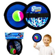 Sunlite Sports EZ Glove Toss and Catch Ball Game Set, Includes 2 Gloves and 1 Ball, Backyard Pool Beach Outdoor Indoor Play, Easy Throw and Catch