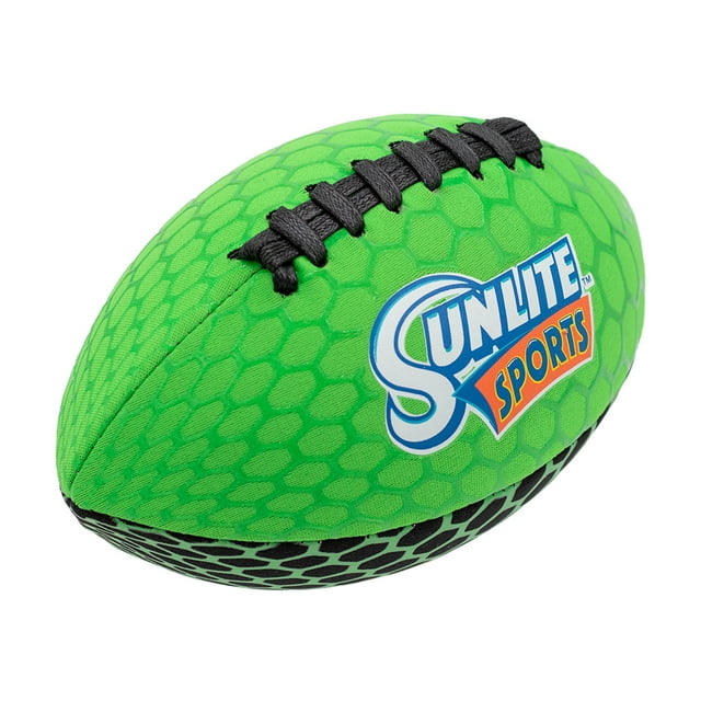 Sunlite Sports GlowLite Football, Waterproof, Light Ball for Kids, 9