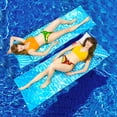 thumbnail image 1 of Sunlite Sports Inflatable Swimming Pool Floating Mat, Blue, 2 Pack, 1 of 7