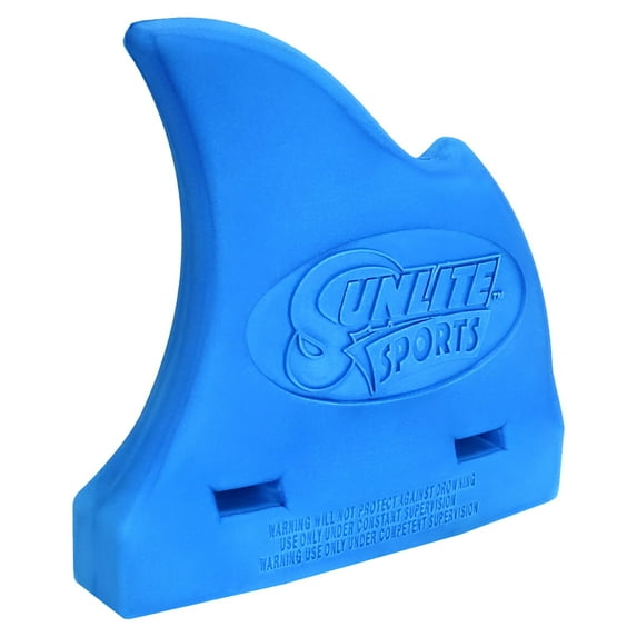 Sunlite Sports Pool Shark Fin Float, Swim Trainer with Adjustable Belt, for Children Swimming Safety