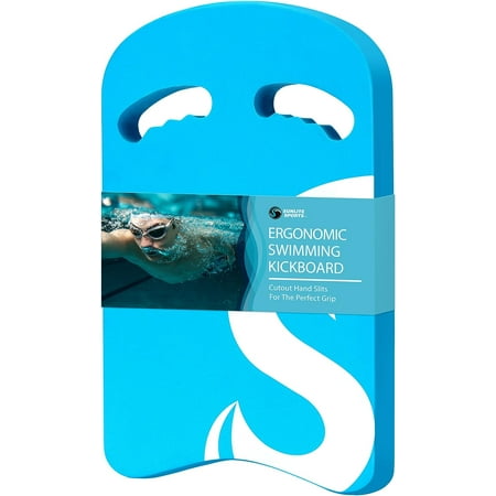 Sunlite Sports Swimming Kickboard with Ergonomic Grip Handles, One Size Fits All, for Children and Adults, Pool Training Swimming Aid, for Beginner and Advanced Swimmers