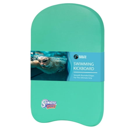 Sunlite Sports Swimming Kickboard, Training Aid Float for Swimming and Pool Exercise, Boogie Board Workout Equipment, EVA Material Swim Buoy, Multiple Sizes for Adults and Children, Adult Large Green
