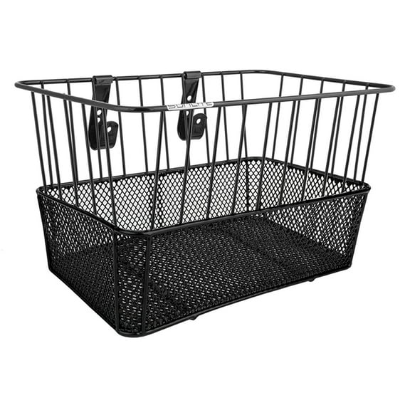 Sunlite Standard Deep Wire/Mesh Basket Black Steel 14x9x9`